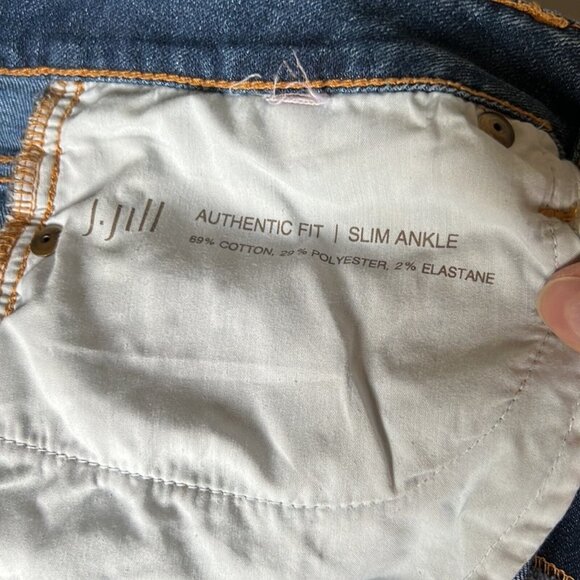 J. Jill Jeans Women’s Size 28 authentic fit slim ankle denim - Picture 10 of 10